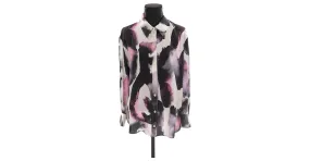 Alexander Mcqueen camisa de seda Púrpura 