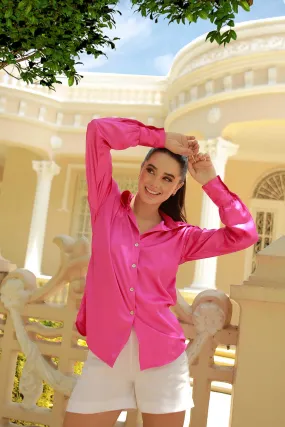 Camisa básica en seda