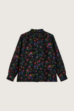 CAMISA LINO Y SEDA ESTAMPADO FLORAL